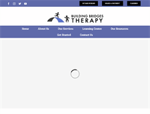Tablet Screenshot of buildingbridgestherapy.com